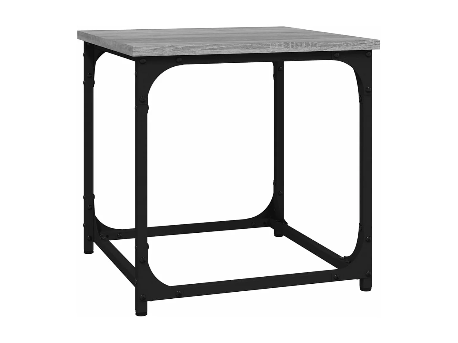 Table basse Sonoma gris 40x40x40 cm Bois d'ingénierie GHR48208