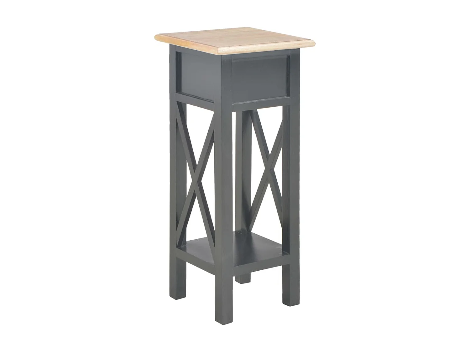 Table basse Noir 27 x 27 x 65,5 cm Bois GHR13086