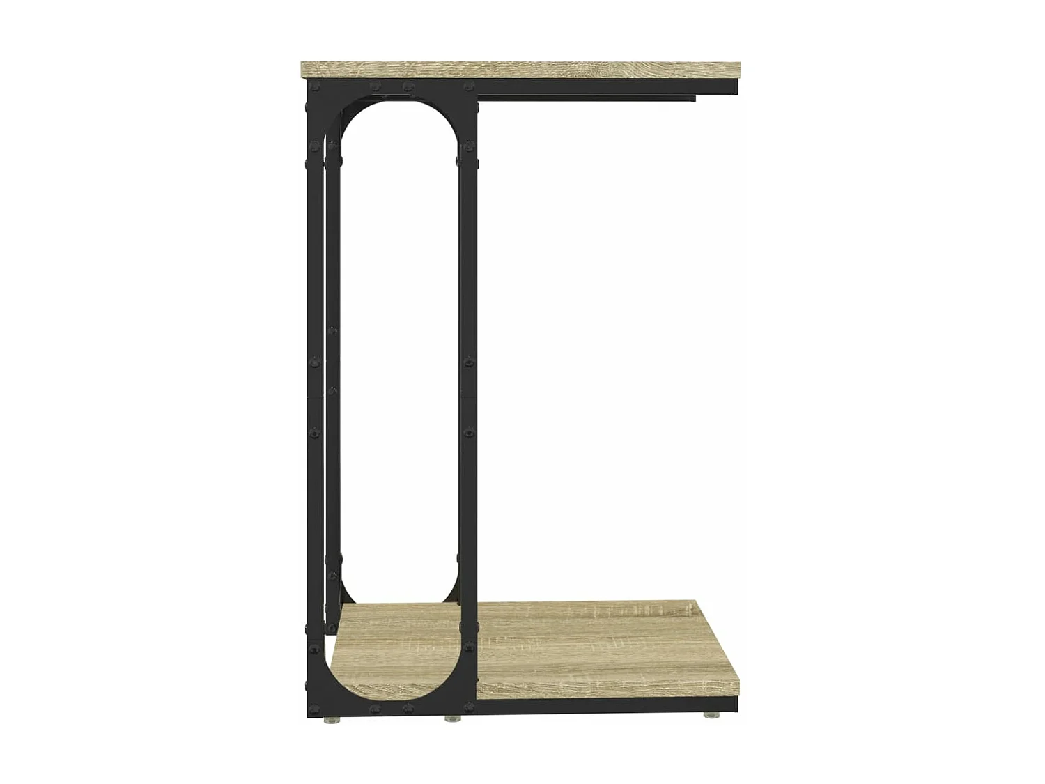 Mesa de centro madera contrachapada roble Sonoma 40x30x60 cm ES12497