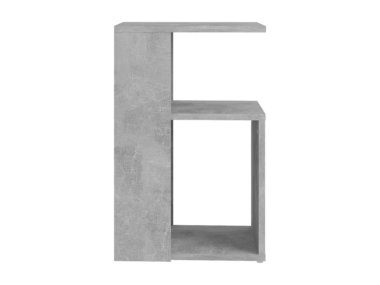 Table basse Gris béton 36x30x56 cm Aggloméré GHR31026