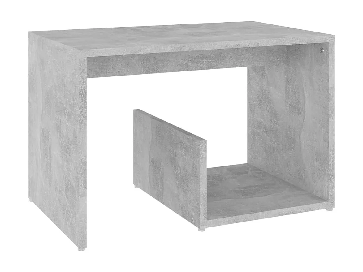 Table basse Gris béton 59x36x38 cm Aggloméré GHR40326