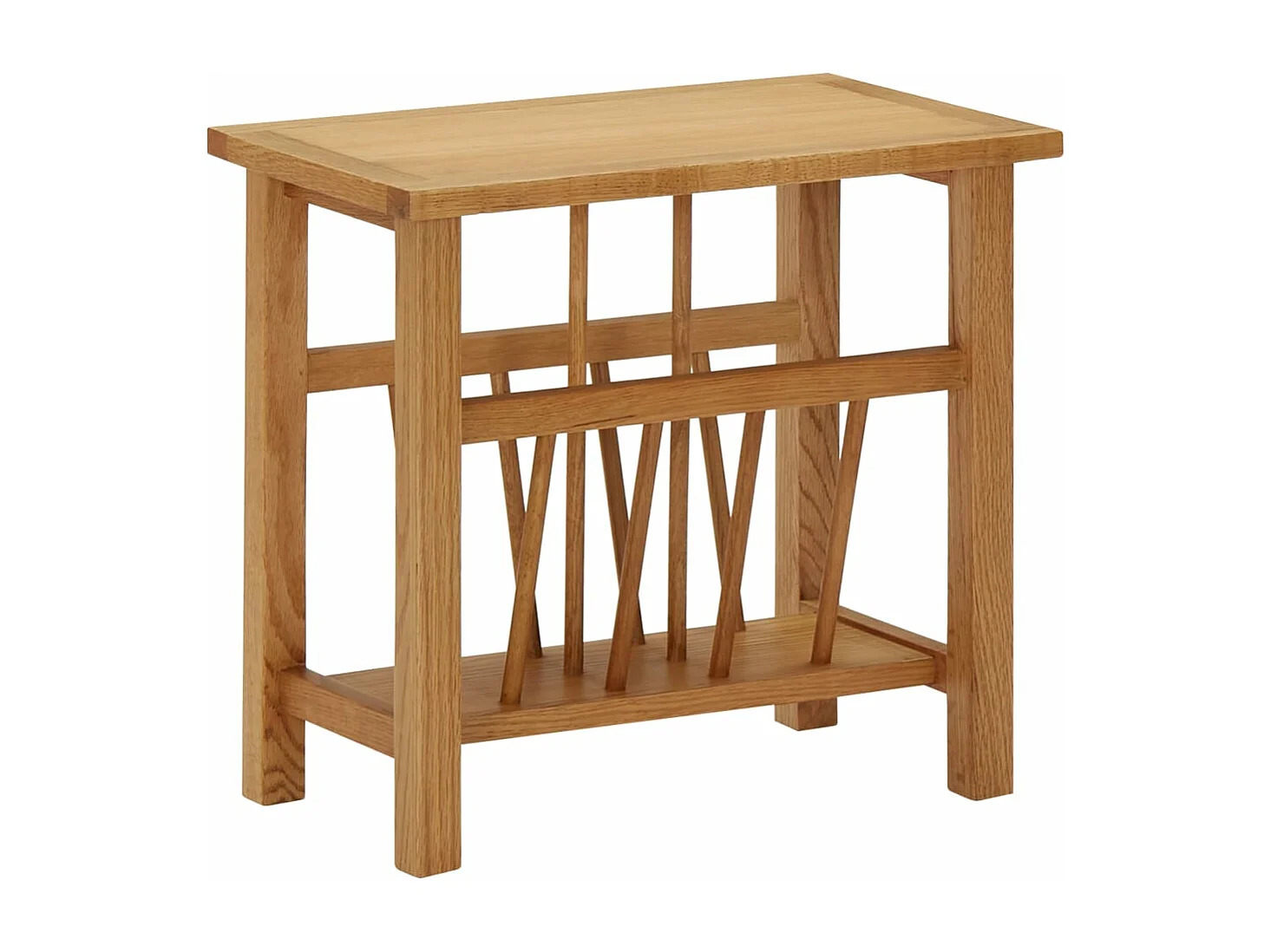 Table basse 45x27x42 cm Bois de chêne solide GHR74118