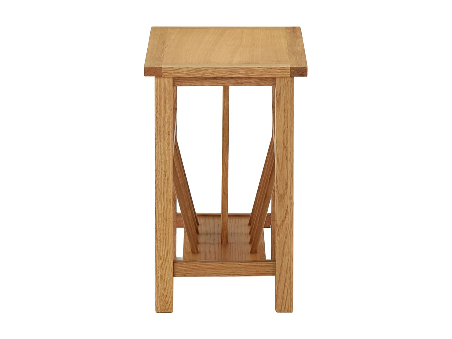 Table basse 45x27x42 cm Bois de chêne solide GHR74118