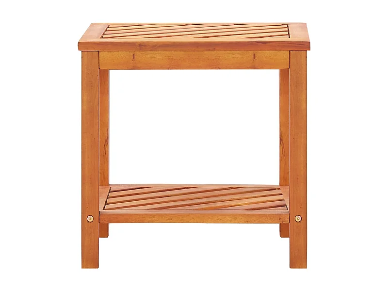 Mesa de centro de madera maciza acacia 45x33x45 cm ES33239