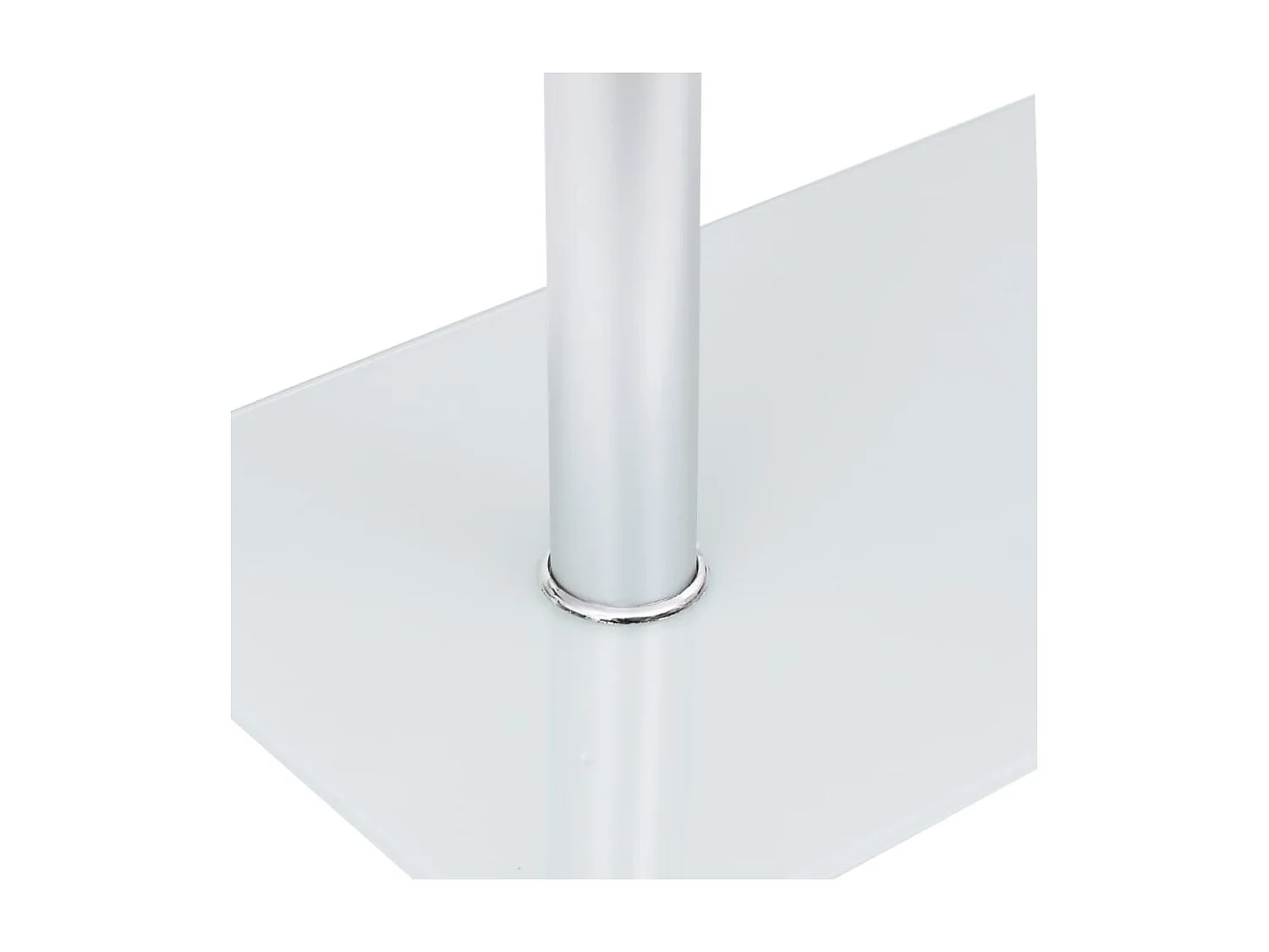 Bijzettafel U-vormig 45x30x58 cm gehard glas transparant NL20504