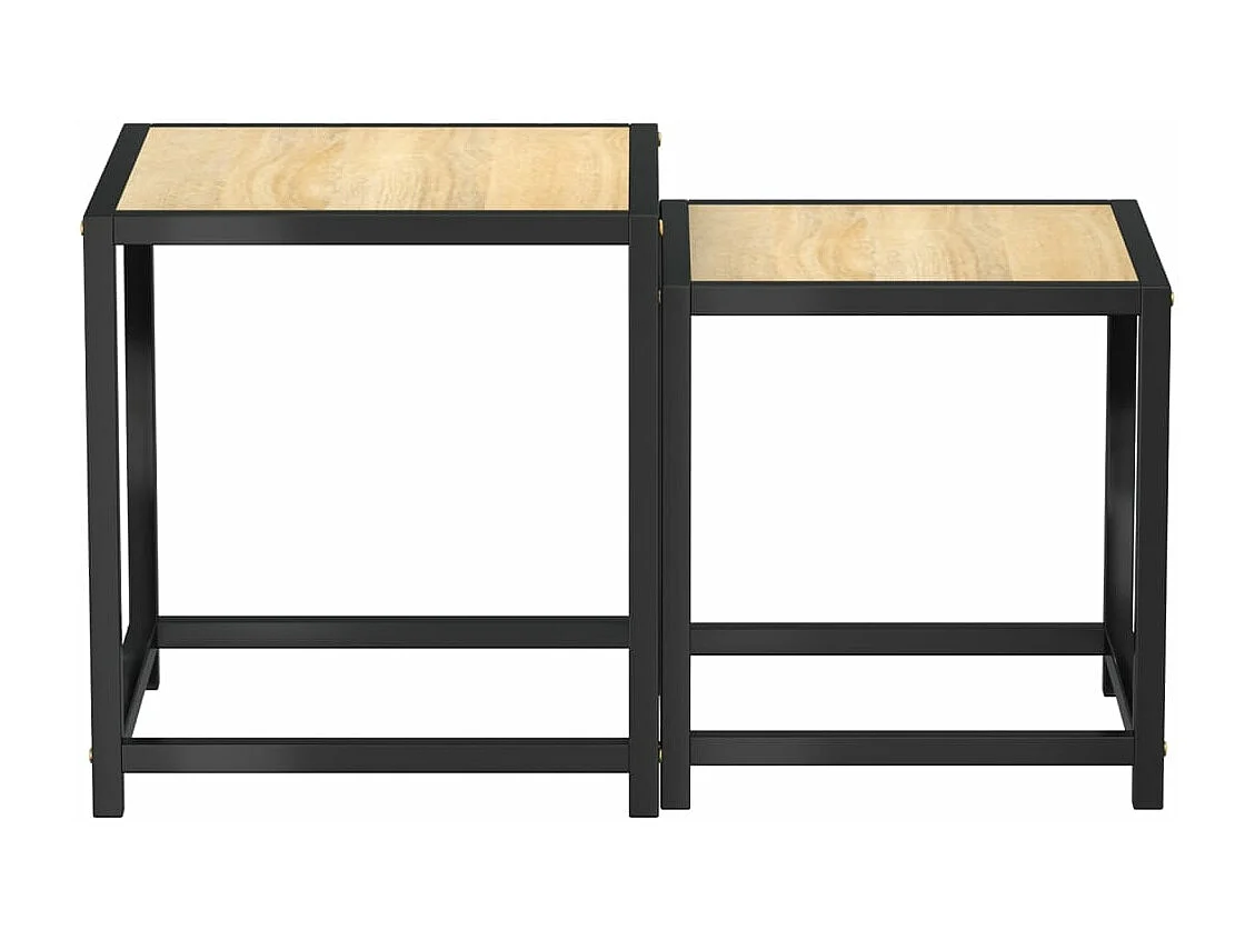 Tables basses 2 pcs MDF Chêne sonoma GHR63081