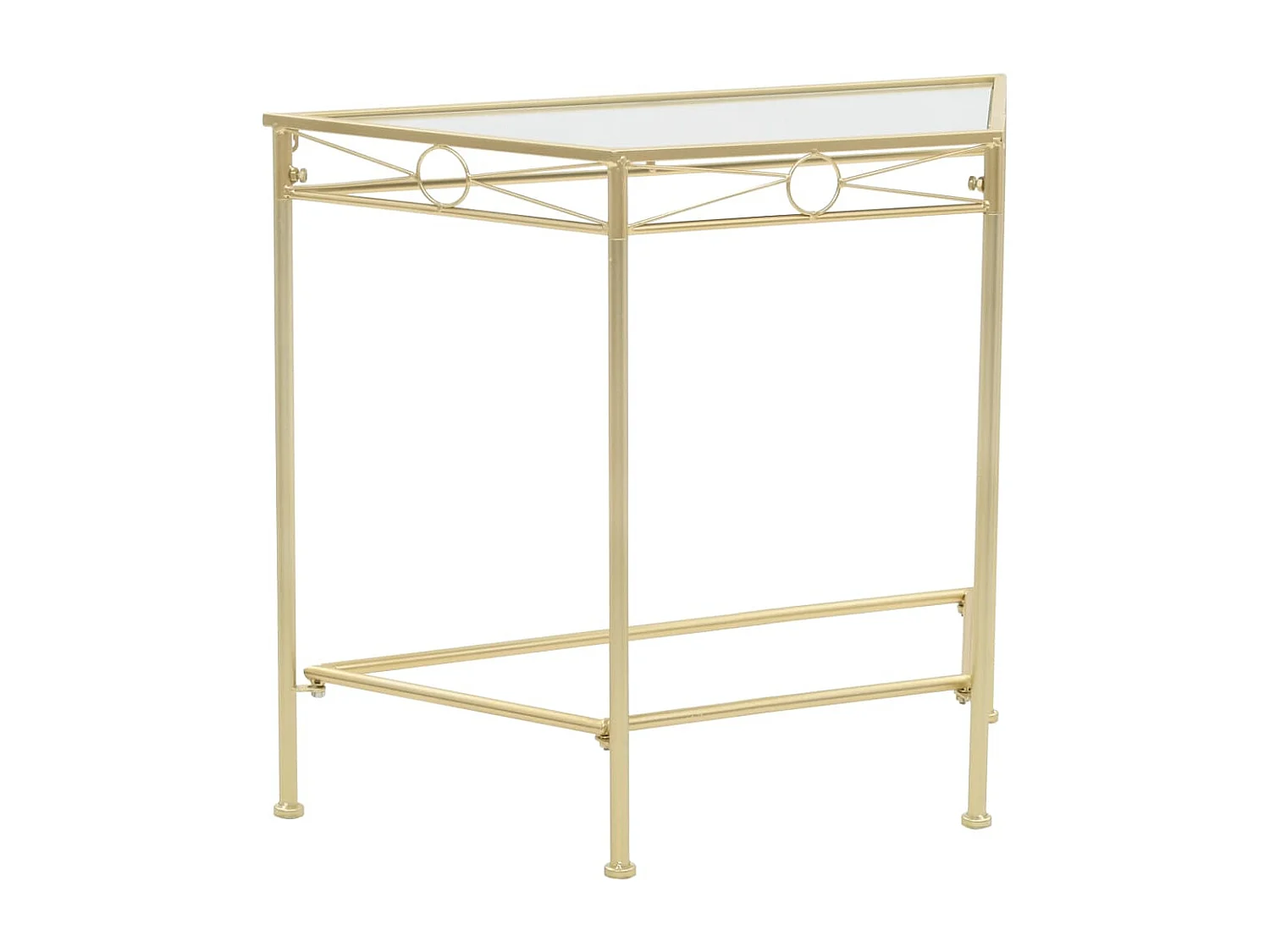 Table basse Style vintage Métal 87 x 34 x 73 cm Doré GHR74748