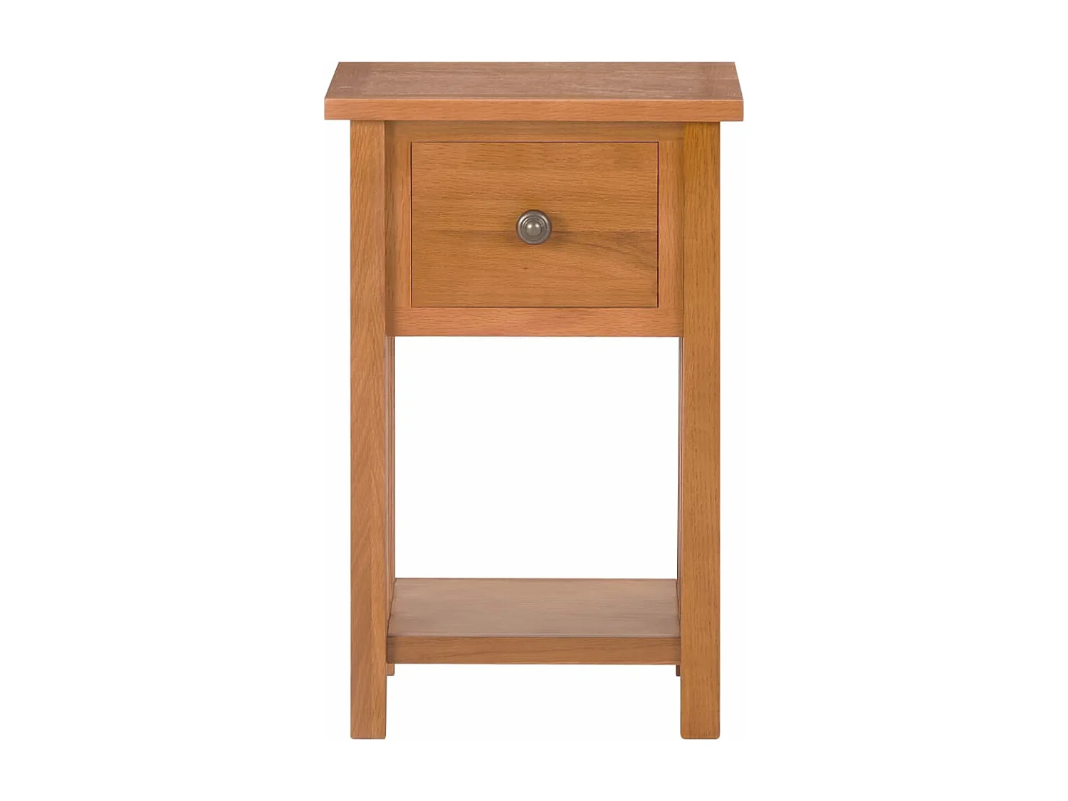 Table basse avec tiroir 35x27x55 cm Bois de chêne solide GHR34262