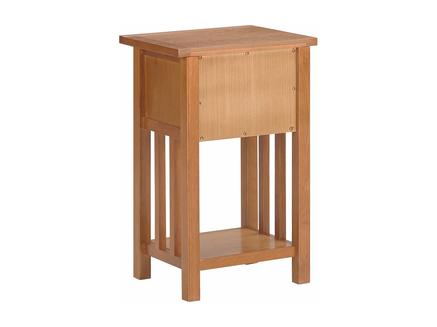 Table basse avec tiroir 35x27x55 cm Bois de chêne solide GHR34262