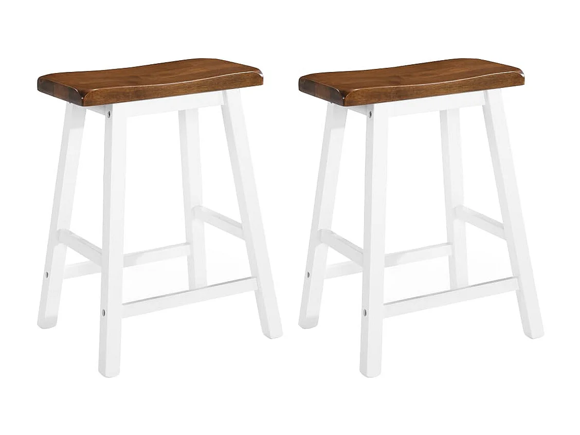 Set de mesa y taburete de bar 3 piezas madera maciza ES48298