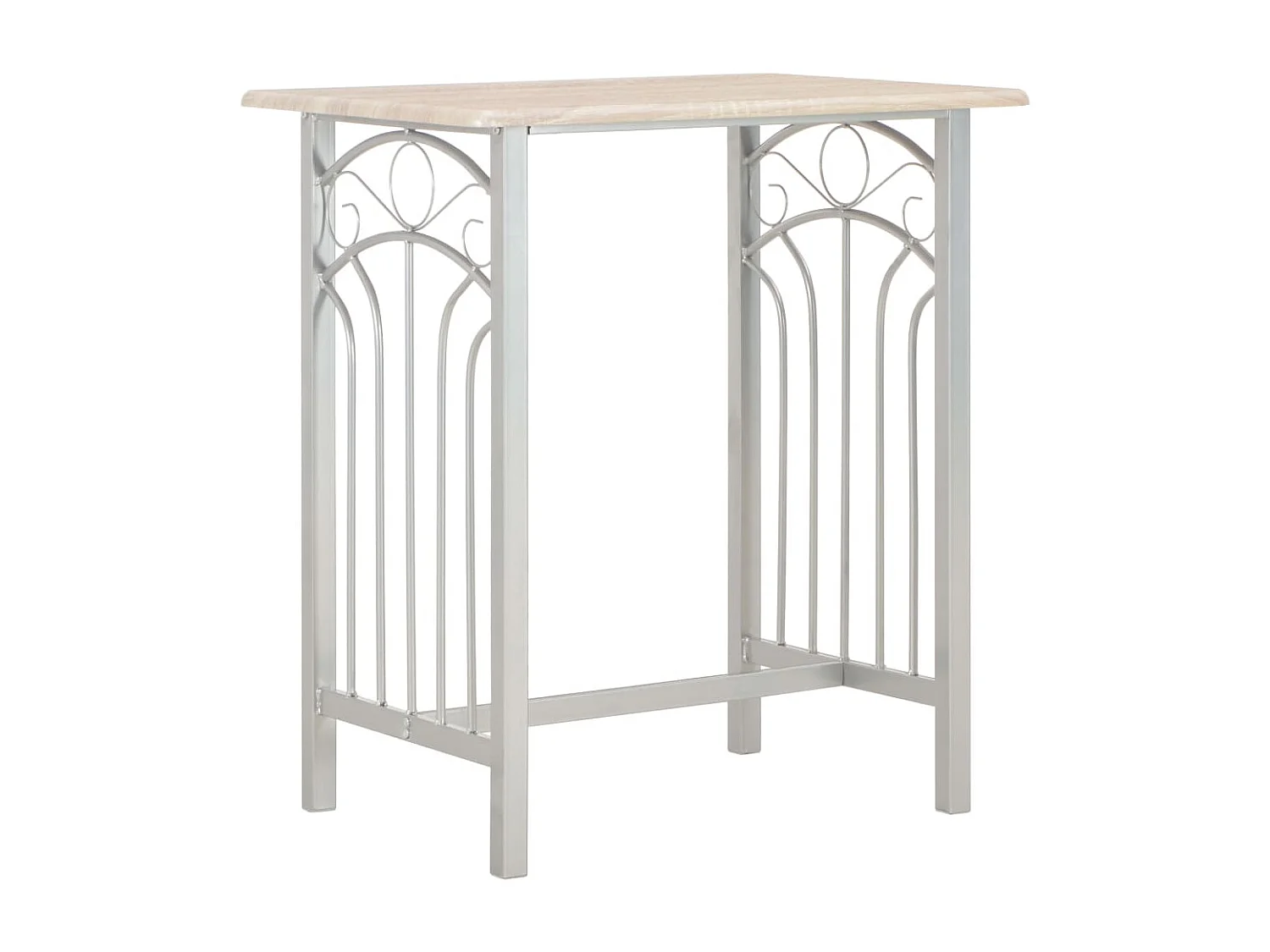 Ensemble de bar 3 pcs Bois et acier LCS9267