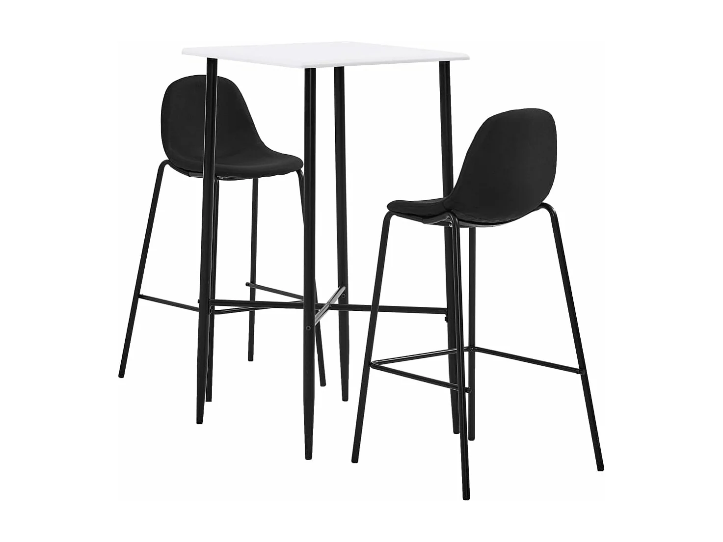 Ensemble de bar 3 pcs Tissu Noir LCS9799