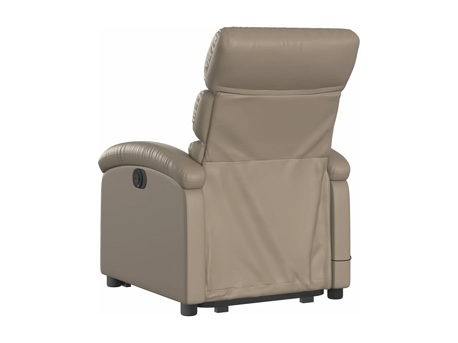 Fauteuil inclinable de massage électrique cappuccino similicuir REO19683