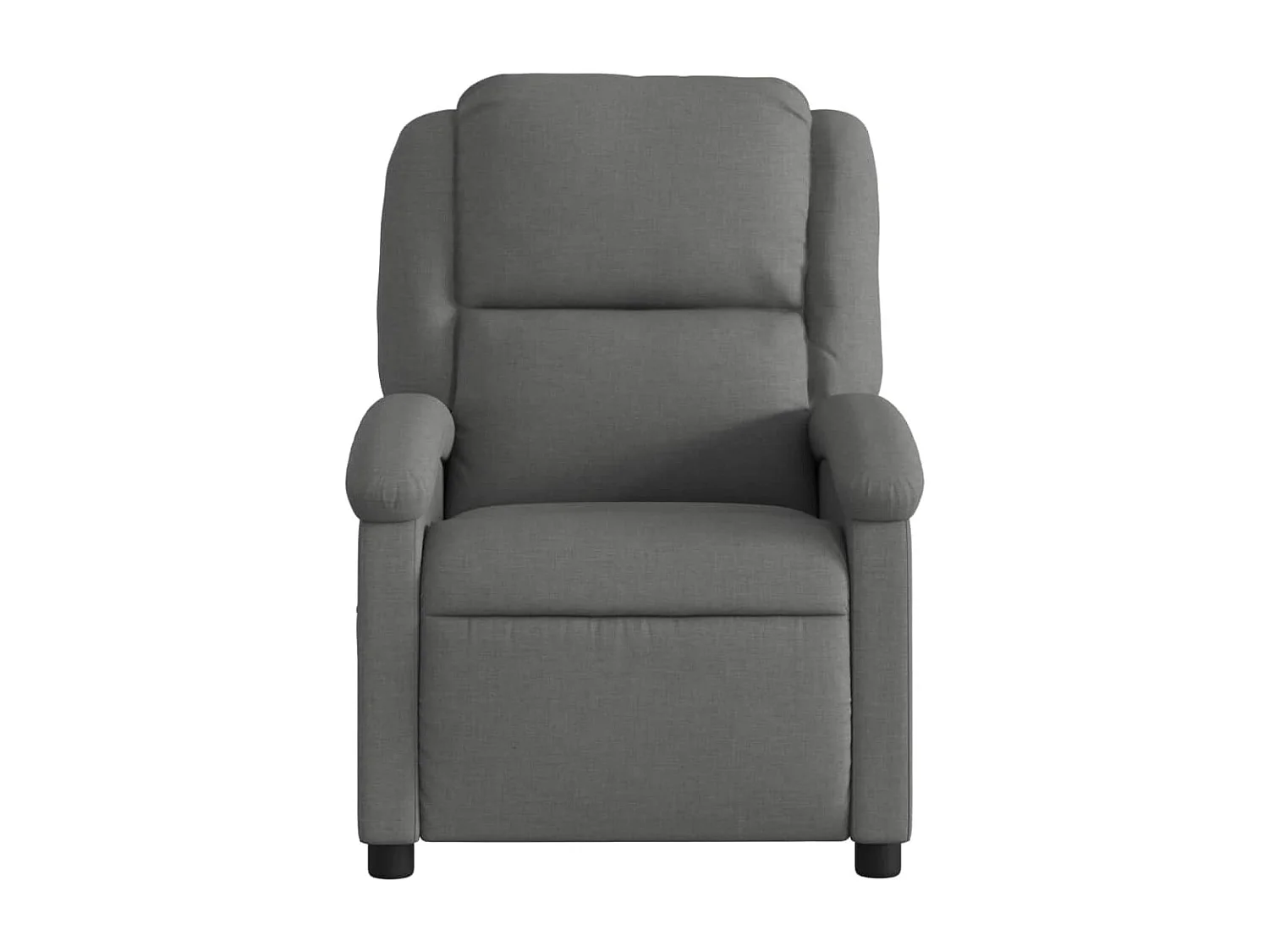 Sillón de masaje reclinable de tela gris oscuro YOE51724