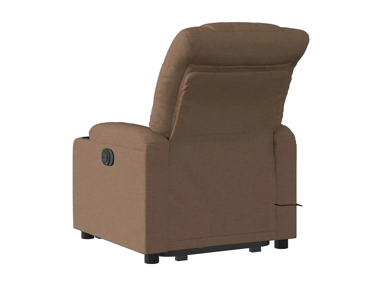 Fauteuil de massage inclinable Marron Tissu REO78594