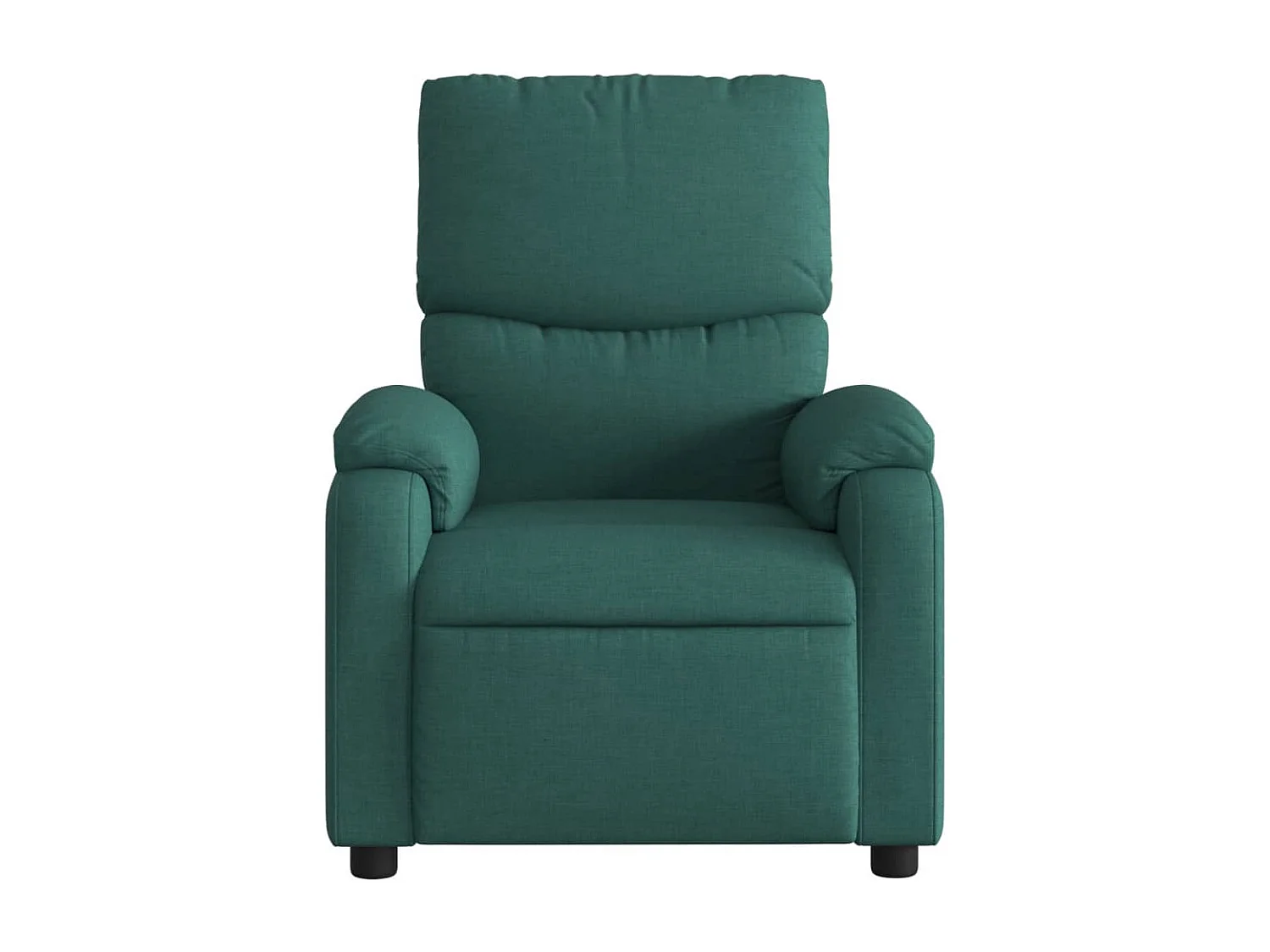 Sillón de masaje reclinable de tela verde oscuro YOE69481