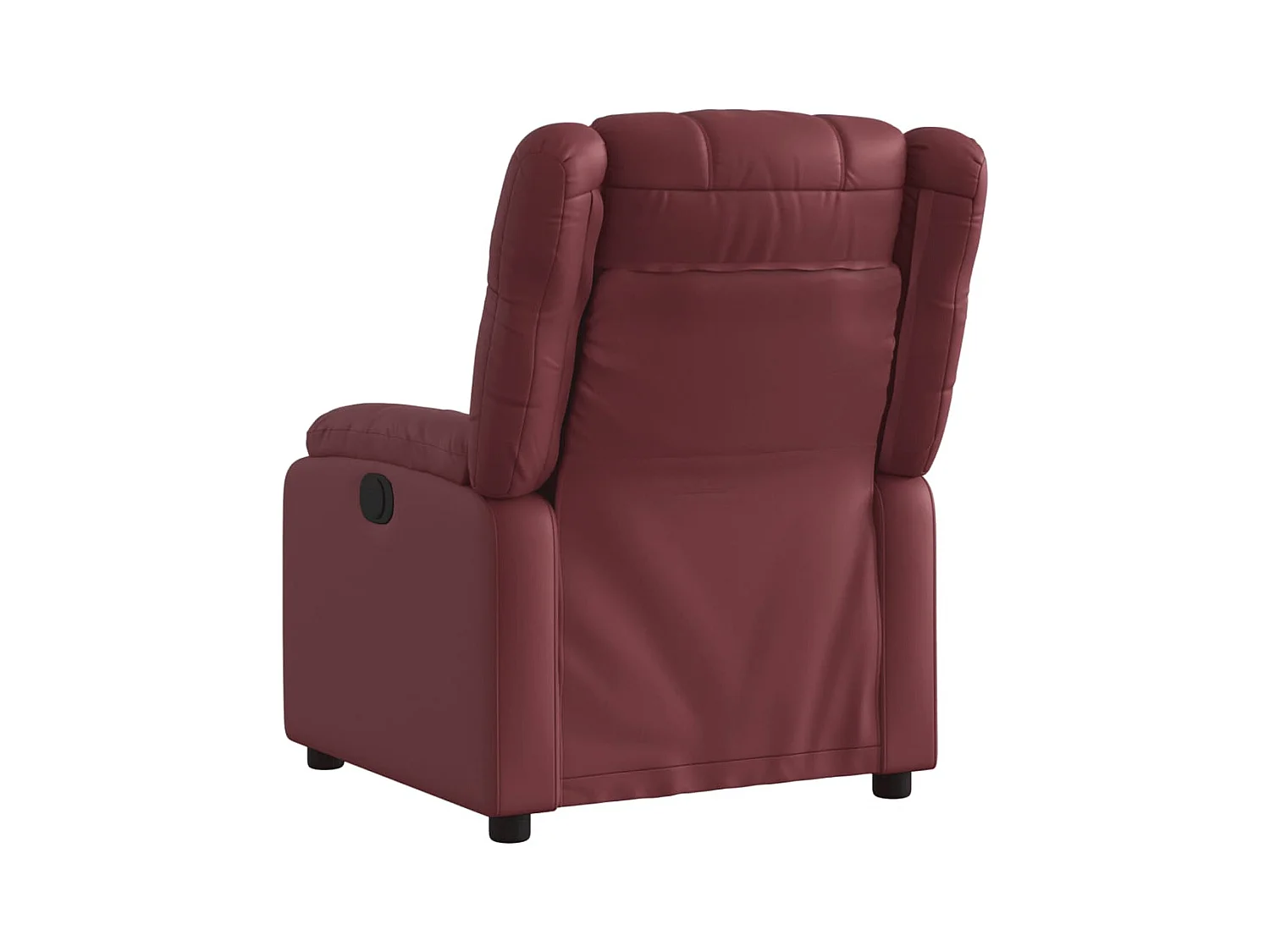 Fauteuil inclinable électrique Rouge bordeaux Similicuir REO56100