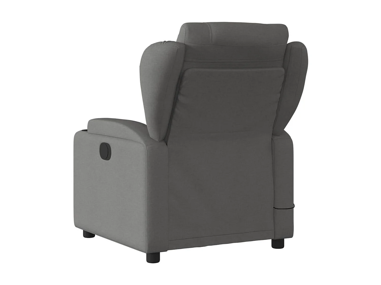Sillón de masaje reclinable de tela gris oscuro YOE66265