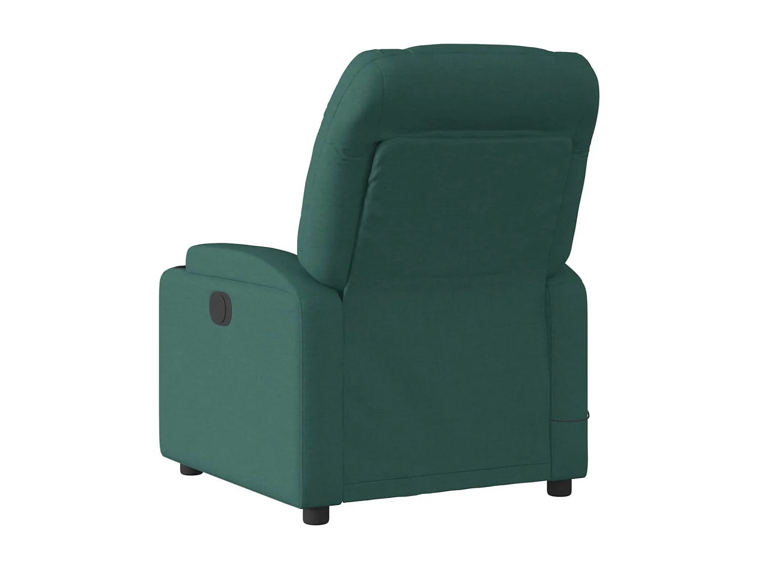 Fauteuil de massage inclinable électrique Vert foncé Tissu REO27352
