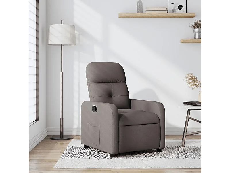 Fauteuil inclinable Taupe Tissu REO21686