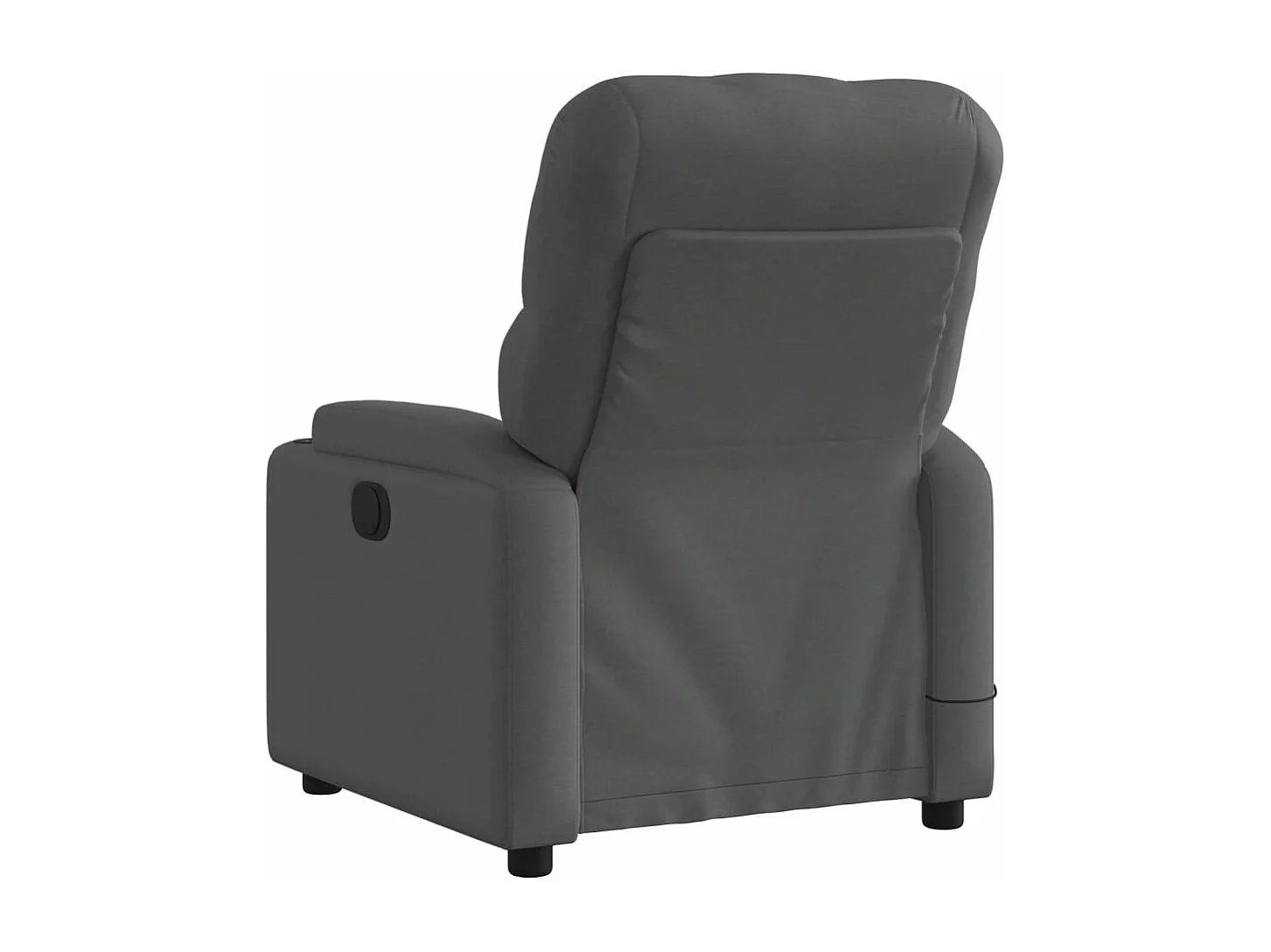 Sillón de masaje reclinable de tela gris oscuro YOE18019