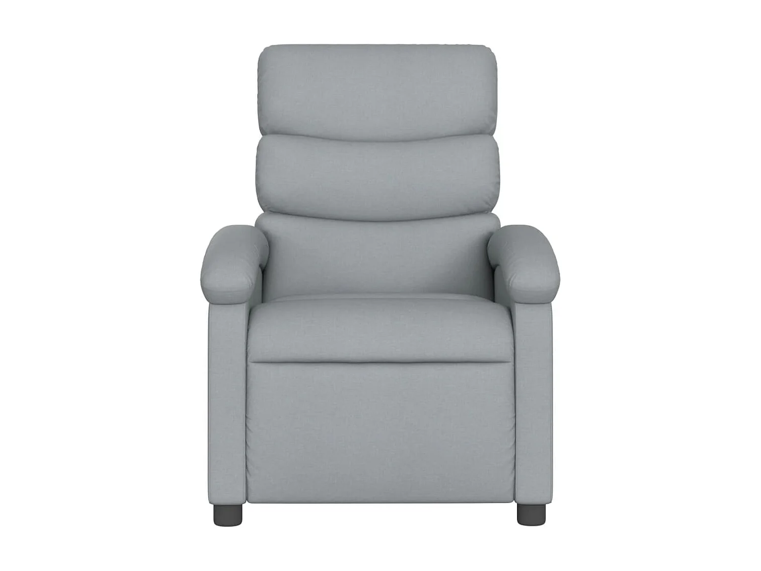 Sillón reclinable de masaje de tela gris claro YOE54600