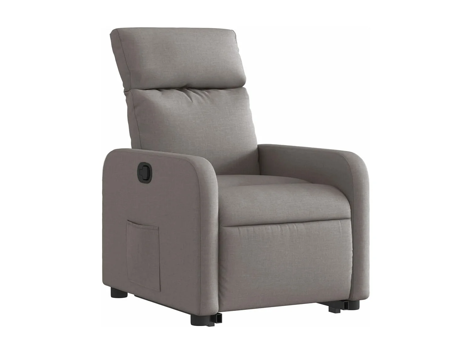 Fauteuil inclinable taupe tissu REO64952