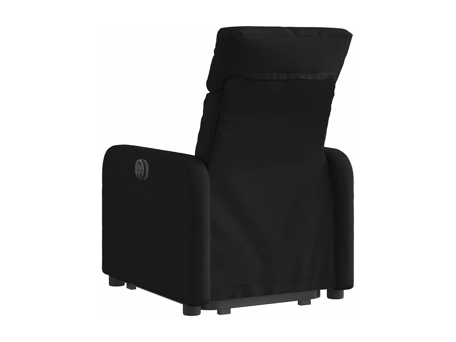 Fauteuil inclinable électrique noir tissu REO64250