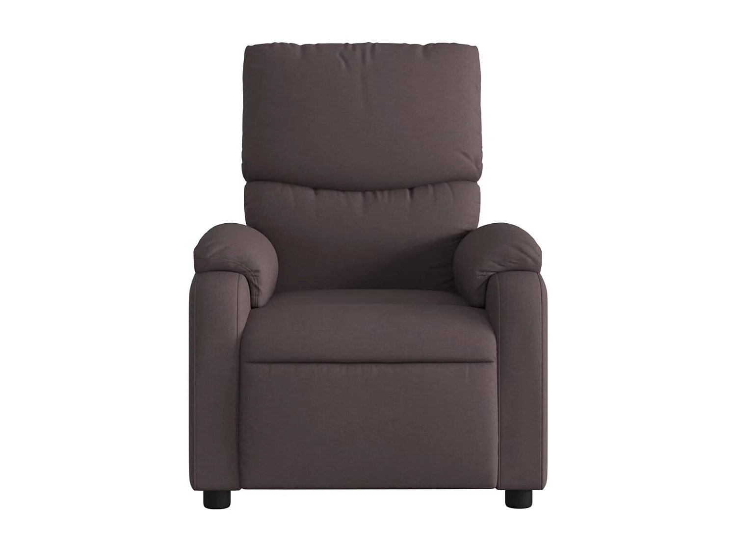 Fauteuil inclinable Marron foncé Tissu REO44396