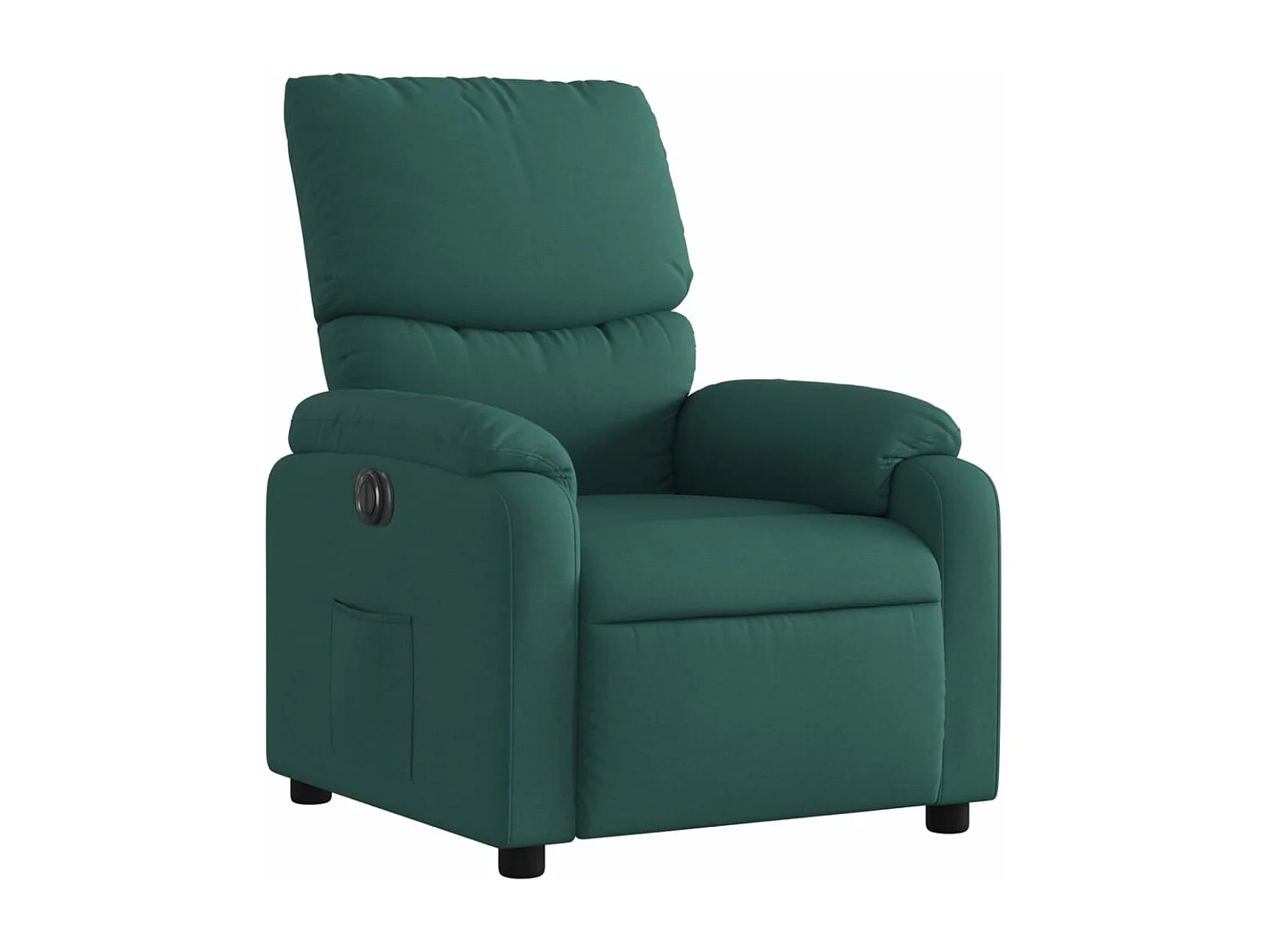 Fauteuil inclinable électrique Vert foncé Tissu REO28702