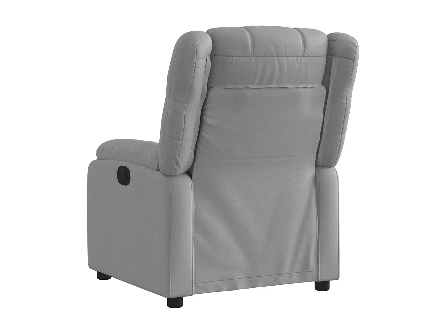Fauteuil inclinable électrique Gris clair Tissu REO51529