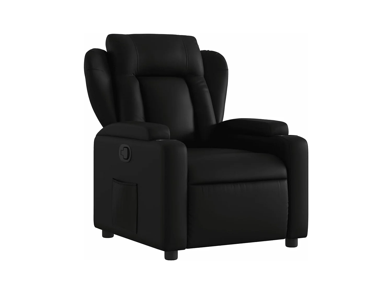 Relaxsessel | Fernsehsessel Schwarz Kunstleder -gkd299410