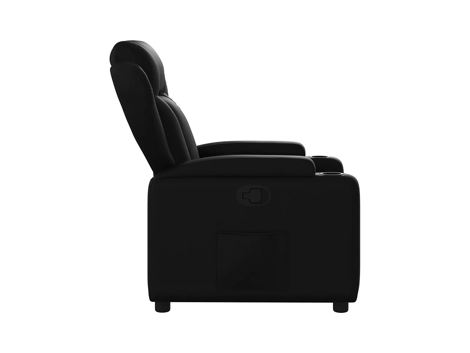 Relaxsessel | Fernsehsessel Schwarz Kunstleder -gkd299410