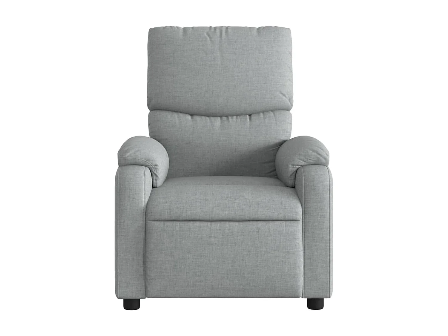 Fauteuil de massage inclinable Gris clair Tissu REO96155