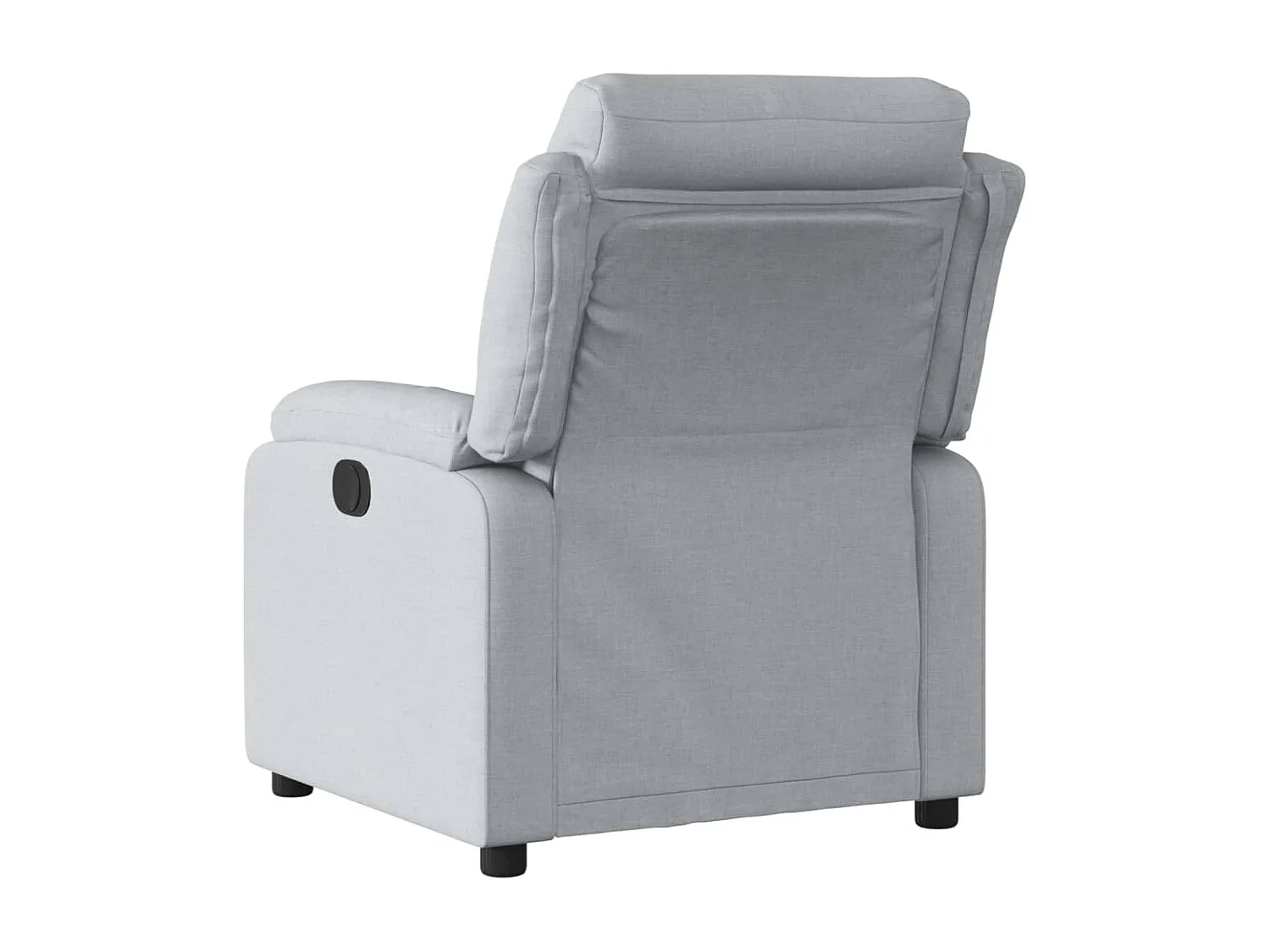 Fauteuil inclinable électrique Gris clair Tissu REO72302