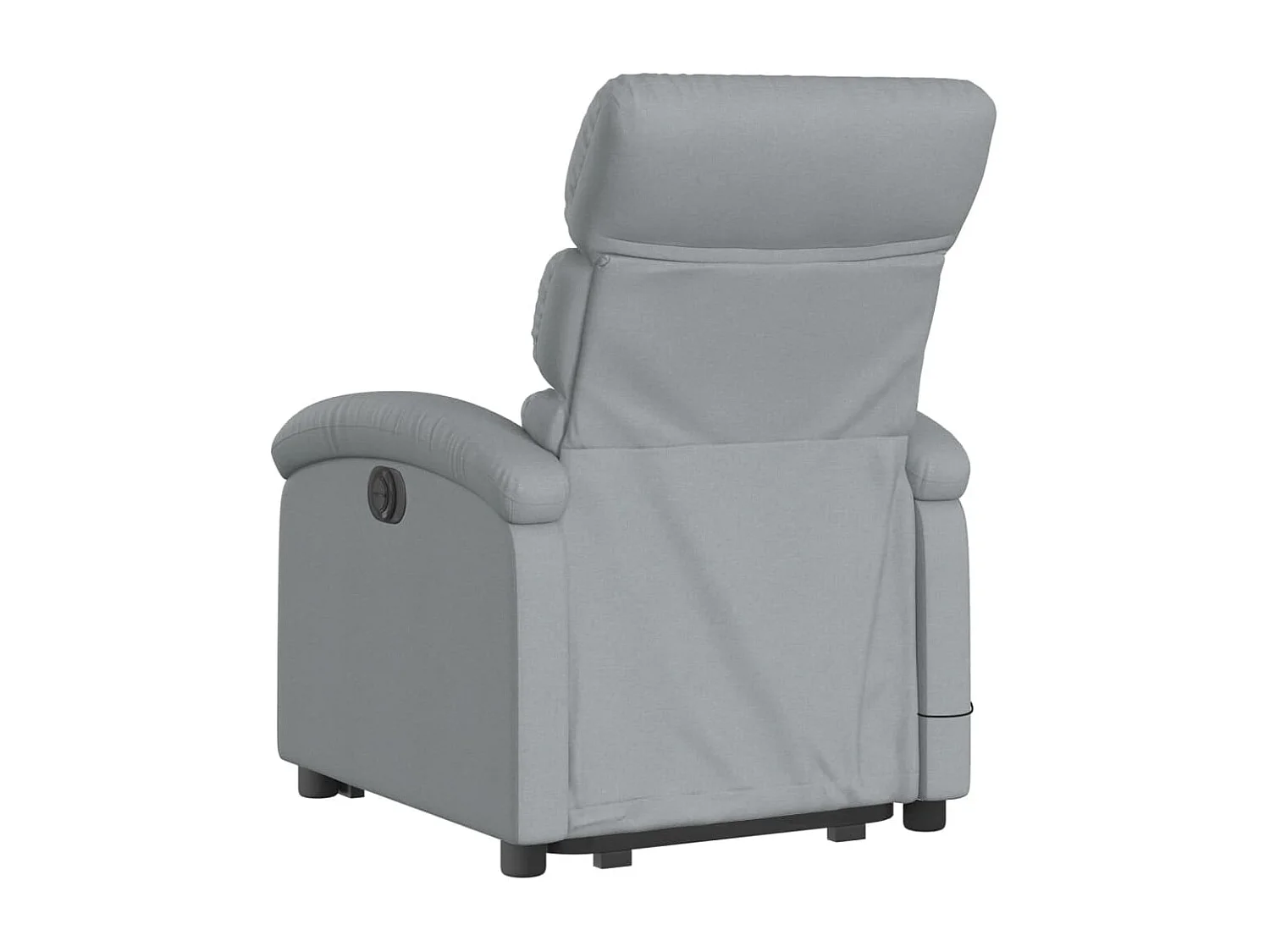 Fauteuil de massage inclinable Gris clair Tissu REO37916