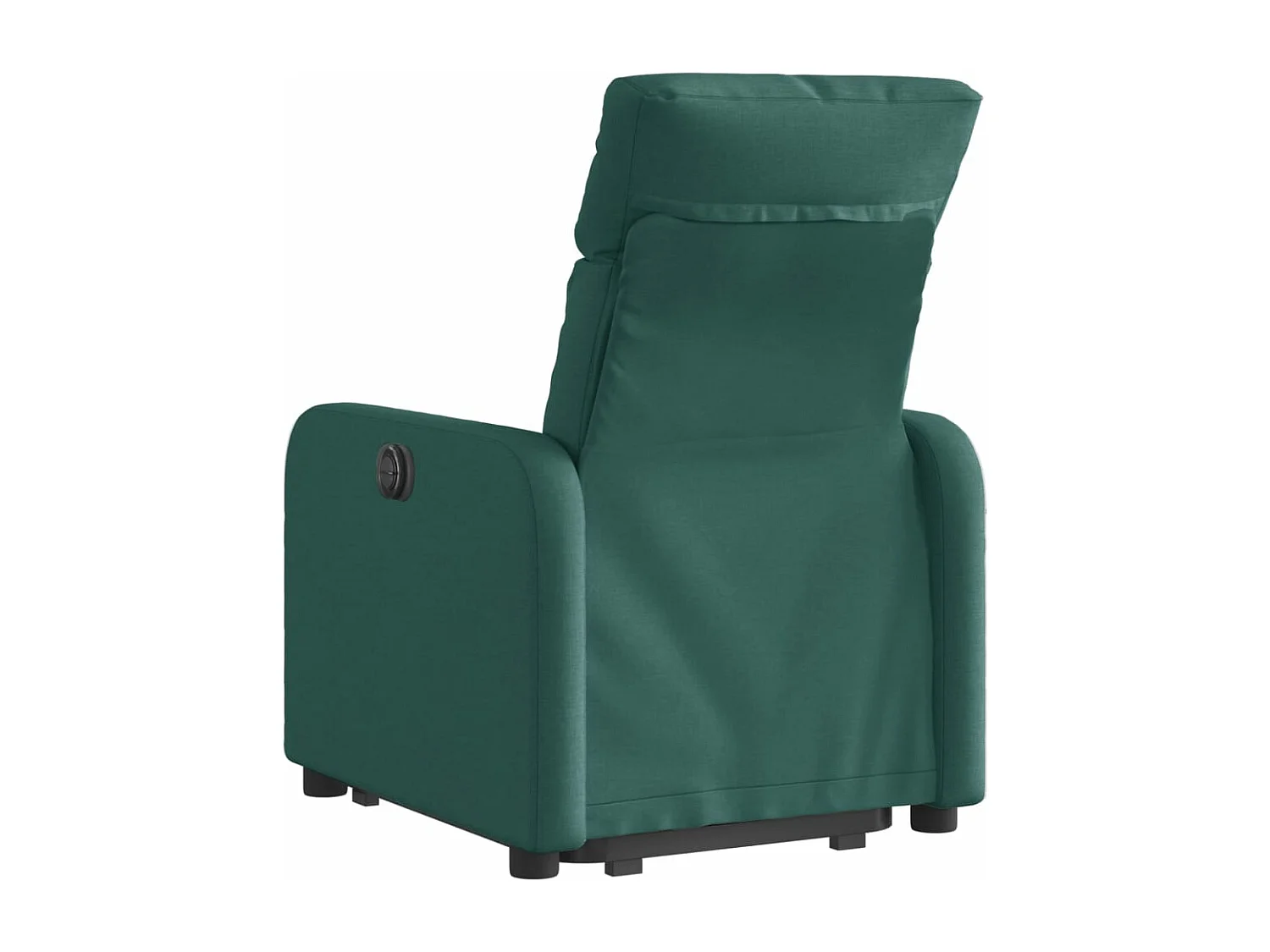 Fauteuil inclinable électrique vert foncé tissu REO77211
