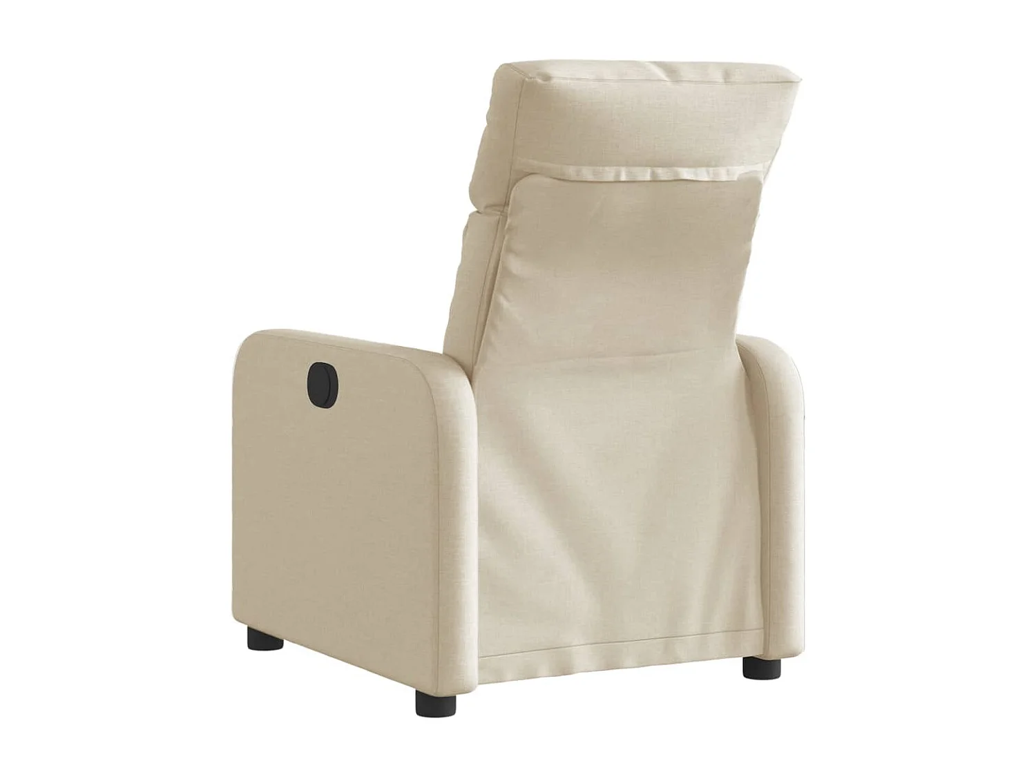 Fauteuil inclinable électrique Crème Tissu REO55457