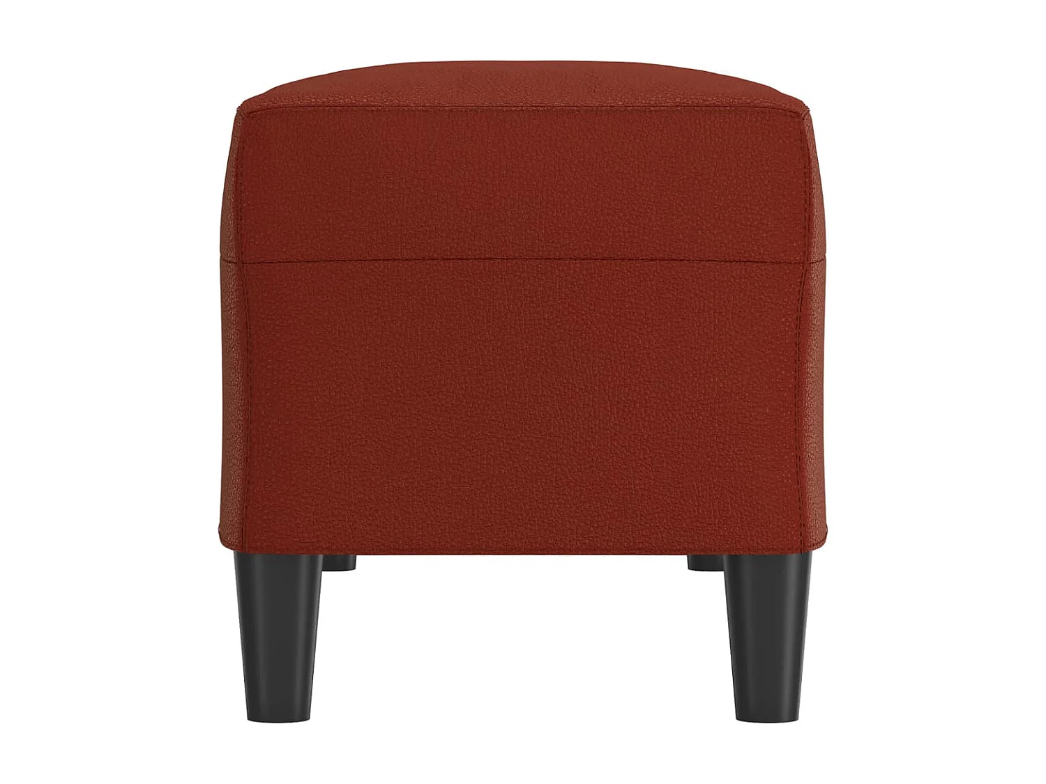 Banc Rouge bordeaux 100x35x41 cm Similicuir REO99192