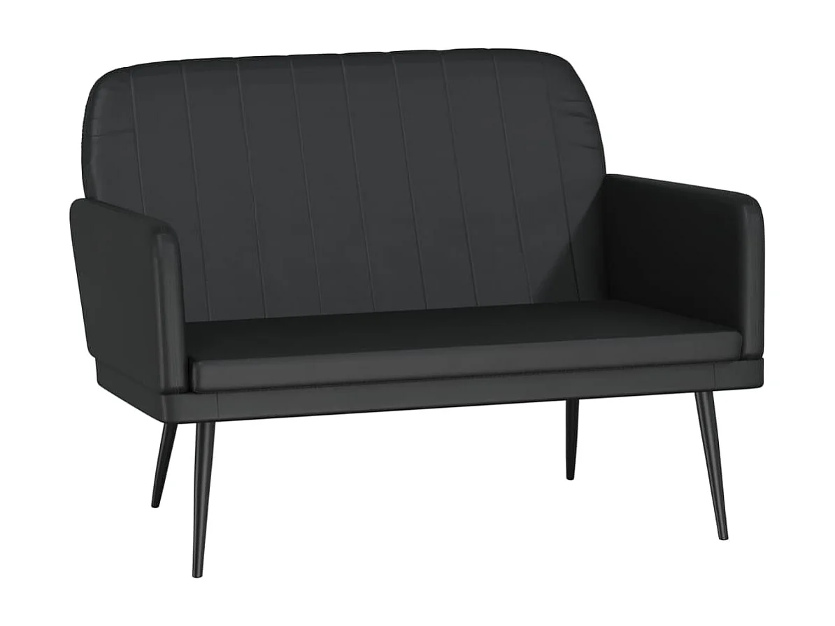 Banc Noir 107x80x81 cm Similicuir REO50618