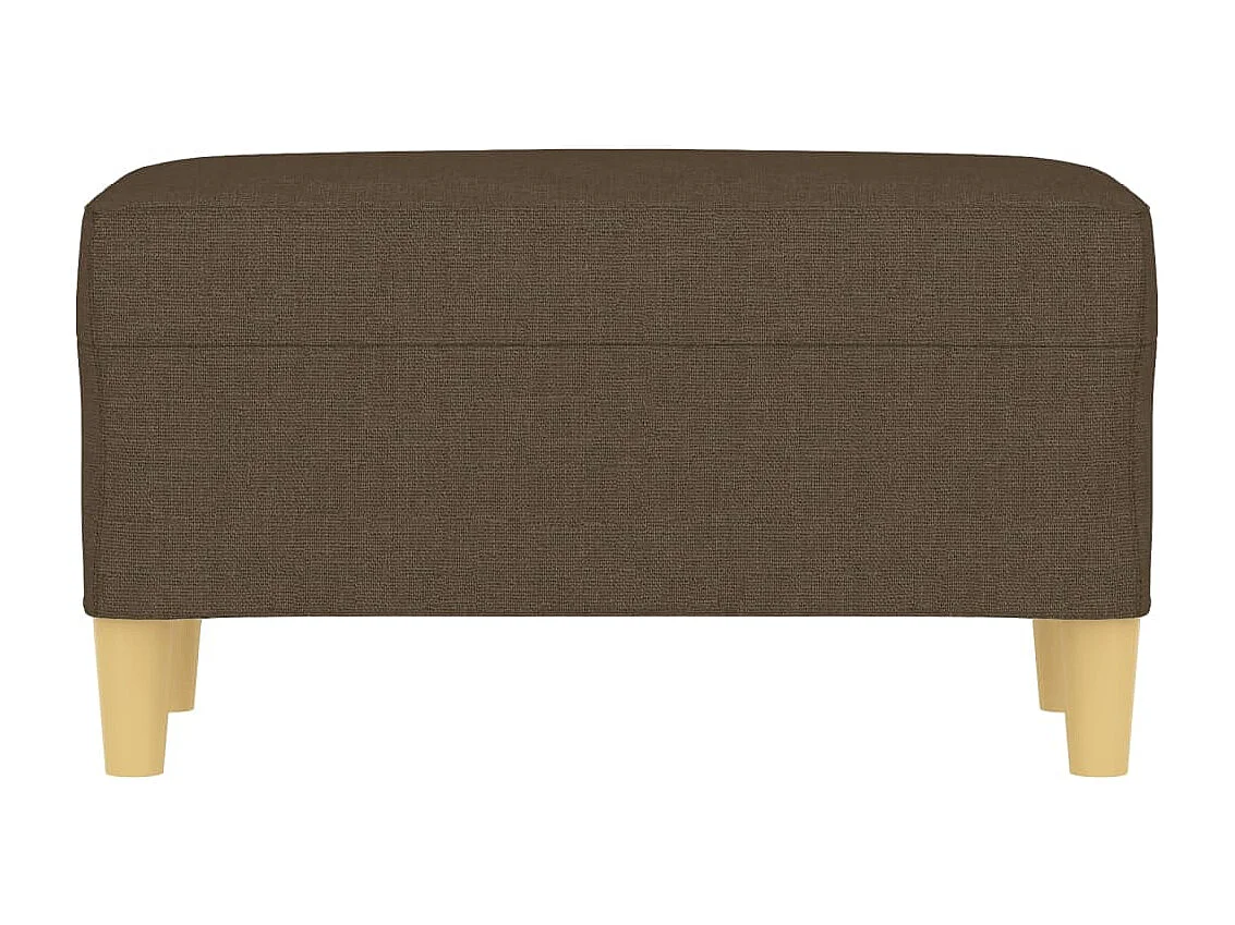 Banc Marron 70x35x41 cm Tissu REO47387