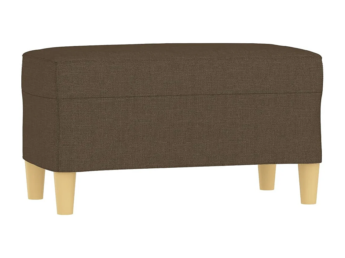 Banc Marron 70x35x41 cm Tissu REO47387