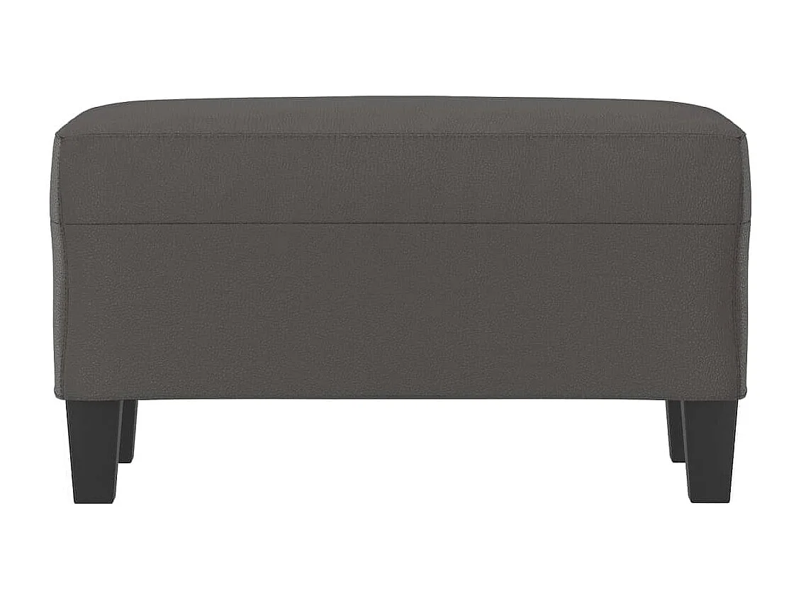 Banc Gris 70x35x41 cm Similicuir REO15390