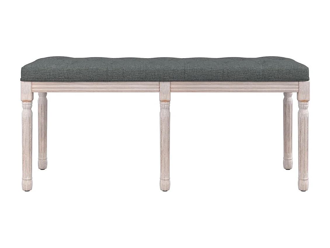 Banc Gris foncé 110x40x49 cm Tissu REO97574