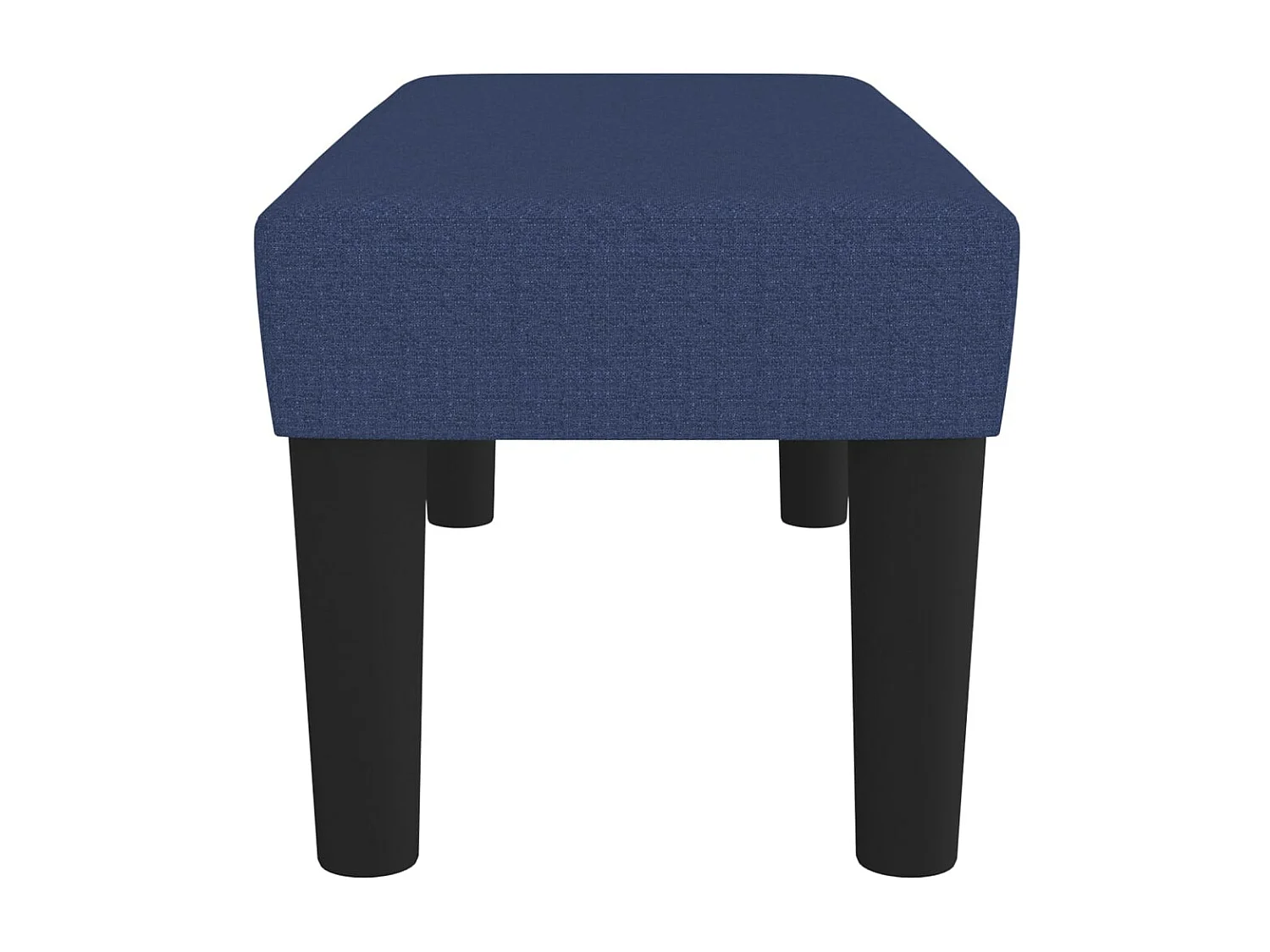 Bankje 70x30x30 cm stof blauw NL748413