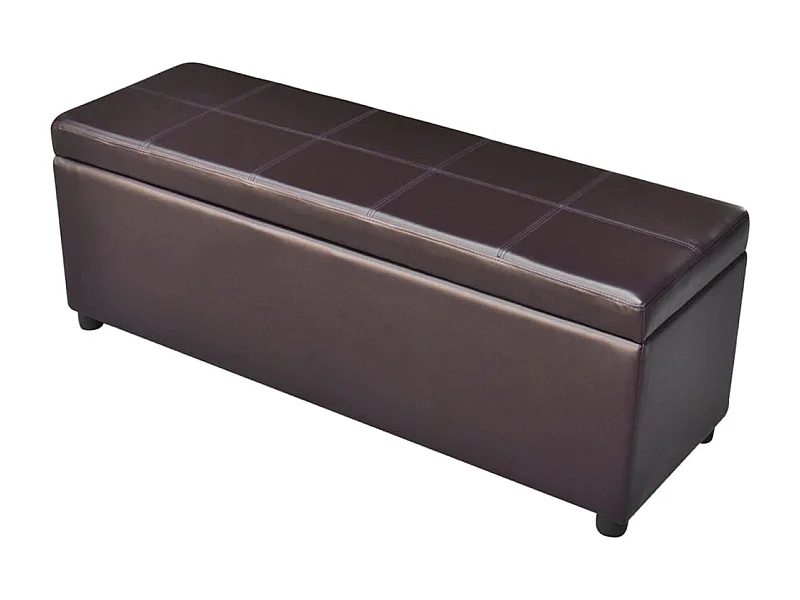 Banc de rangement Bois Marron REO24686