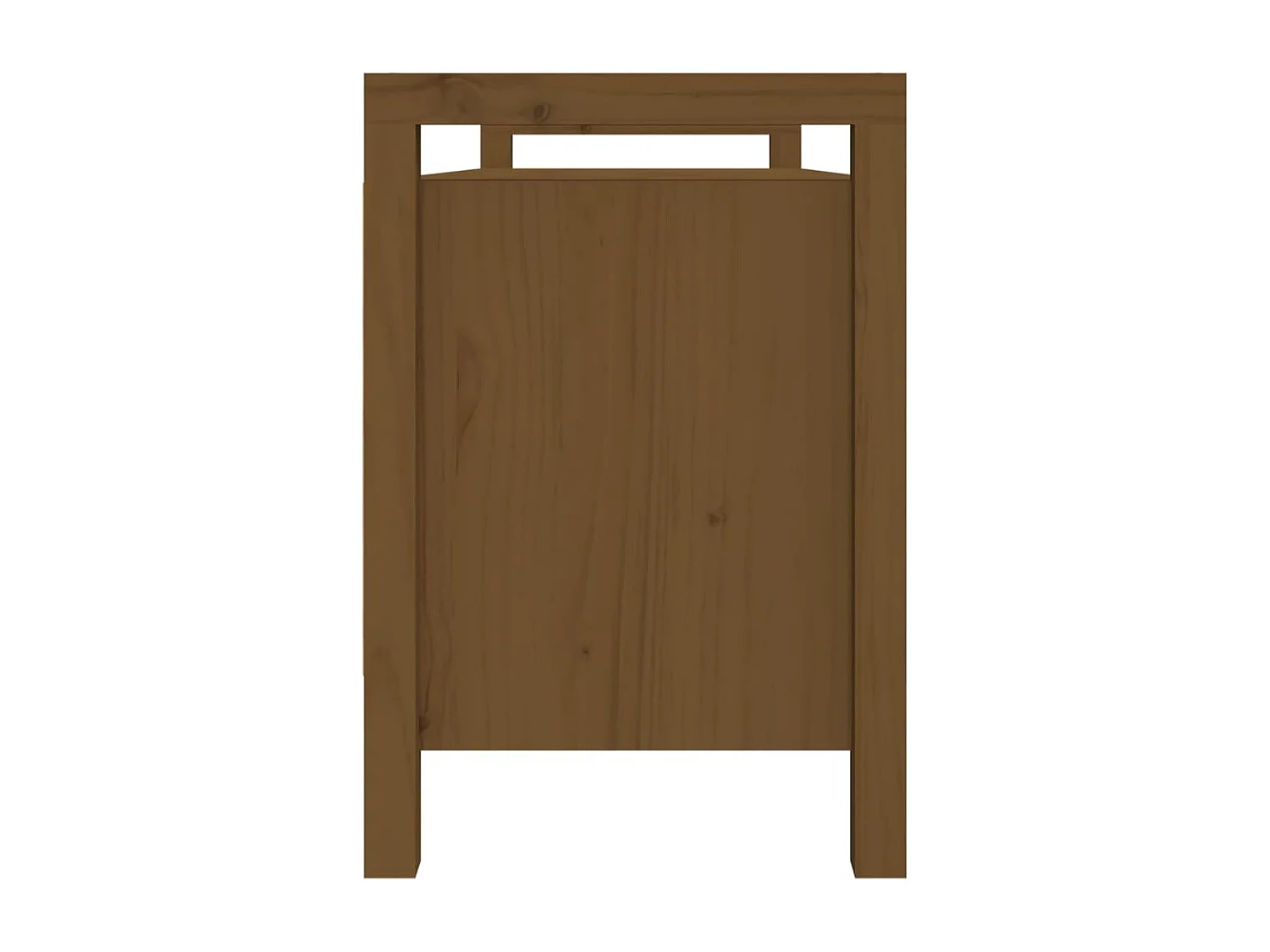 Banc d'entrée Marron miel 110x40x60 cm Bois de pin massif REO14404