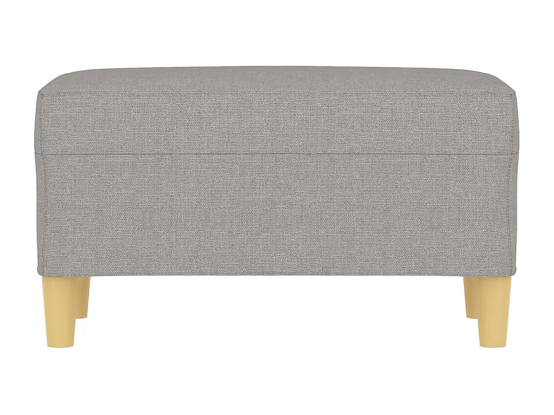 Banc Gris clair 70x35x41 cm Tissu REO13043