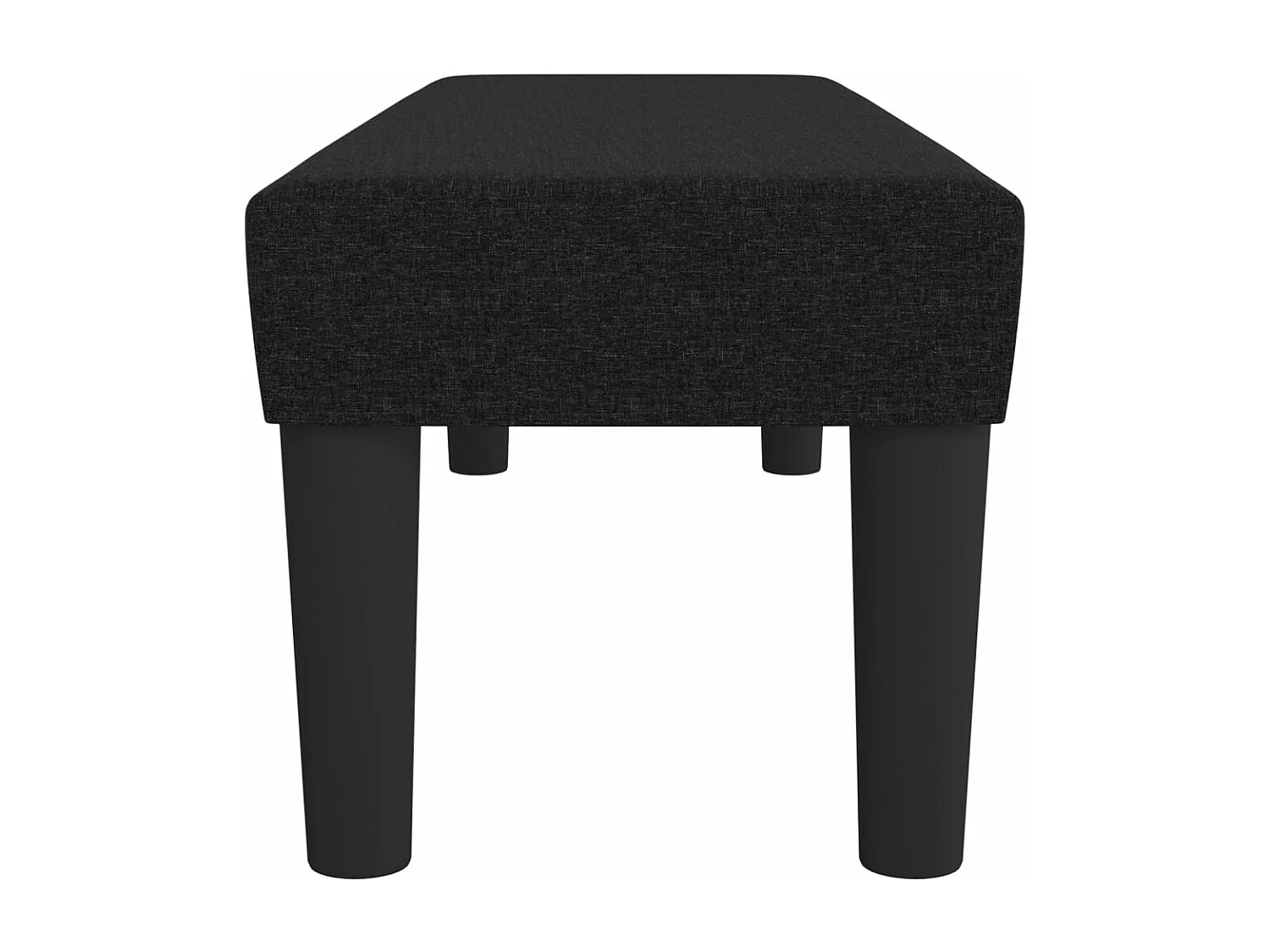 Banc Noir 100x30x30 cm Tissu REO76854