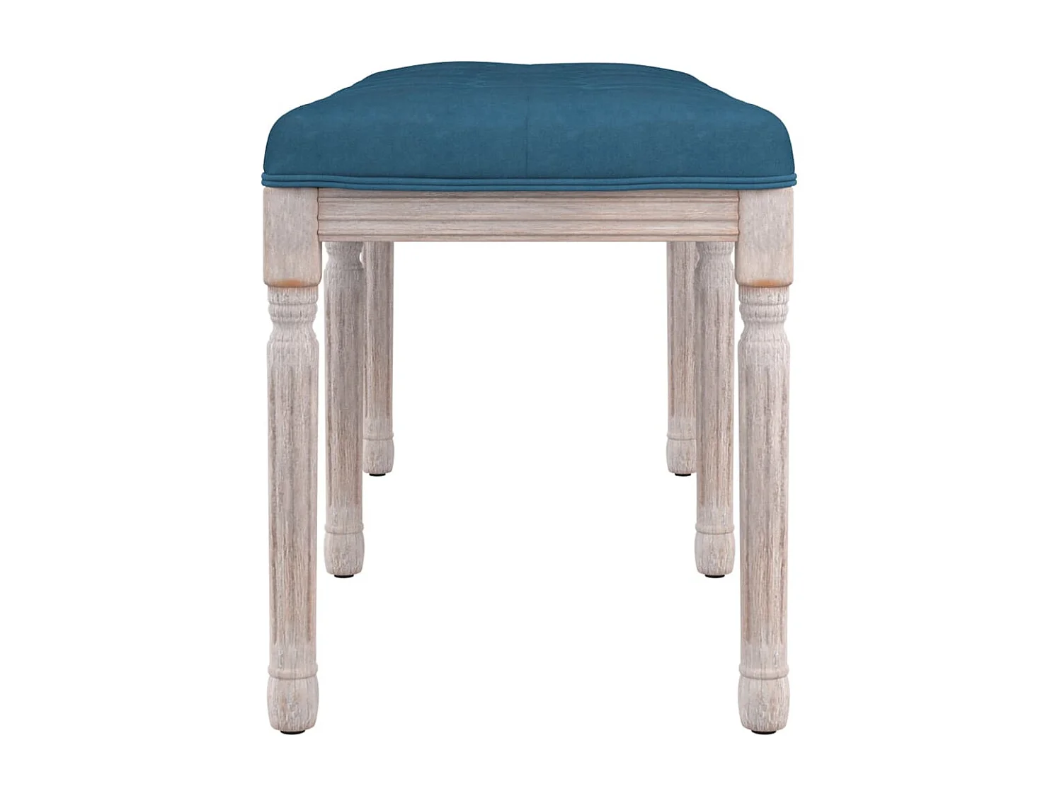Banc Bleu 110x40x49 cm Velours REO68647